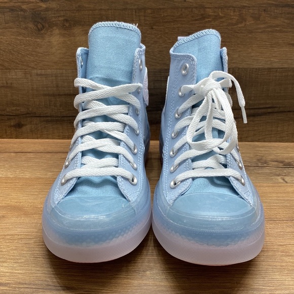 Converse Light Blue High-Top Athletic Shoes - Picture 7 of 12